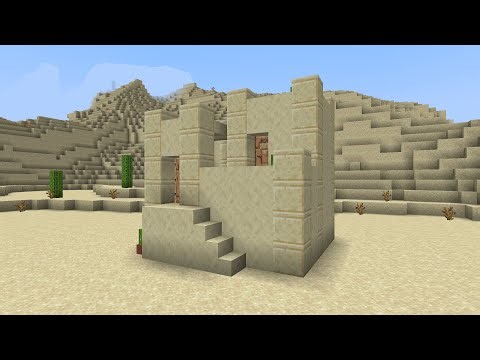 How To Build a Minecraft Desert Village Cartography House