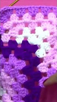 10 How to crochet Square or color sample No. 66 for quilts and cushions step by step