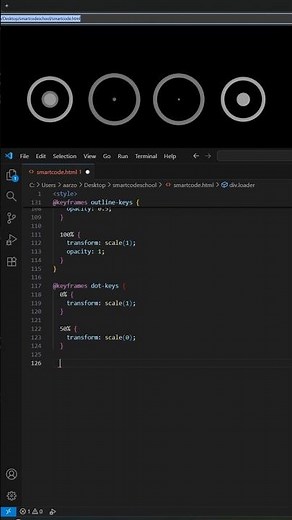 🔥 Modern CSS Circular Loader Animation | HTML & CSS Tutorial #coding #html