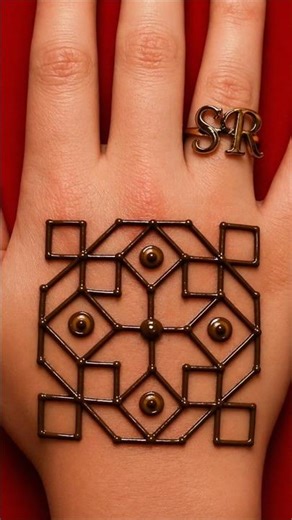 New latest beautiful simple Easy Arabic tricks mehndi design #mehndi #shorts #youtubeshorts #henna