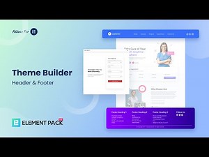 How to Create a Custom Header & Footer with Element Pack Pro Theme Builder