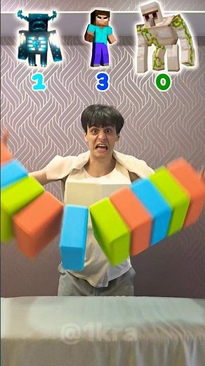 Watch out! 😨 Minecraft Challenge ⛏️ #minecraft #challenge #funny #foryou