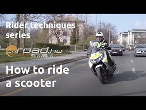 Rider techniques, part 32: How to ride a SCOOTER? - Onroad.bike