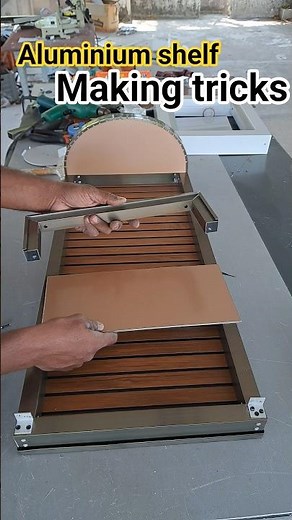 how to make aluminium shelf #youtubeshorts #aluminium #diy