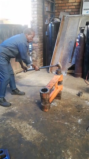 VETERAN'S POWER IN SWINGING THOR'S HAMMER DURING EXCAVATOR'S END BOSS REPAIR