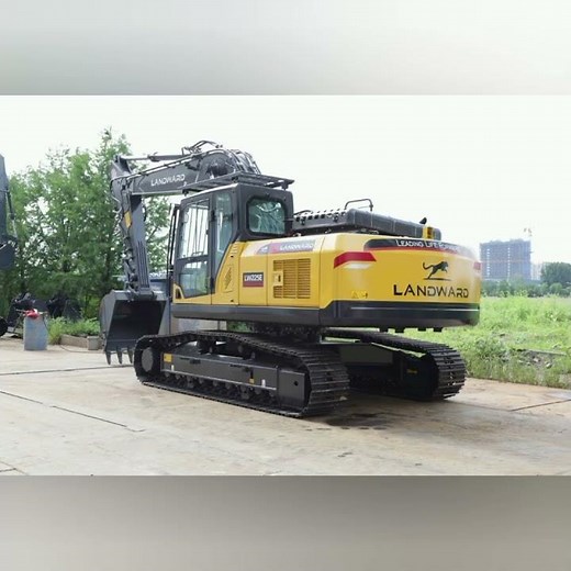 A look at the Landward engineering construction #excavator