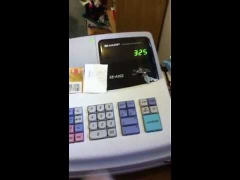 how to work a cash register