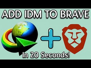 How to Add IDM Extension to Brave Browser!