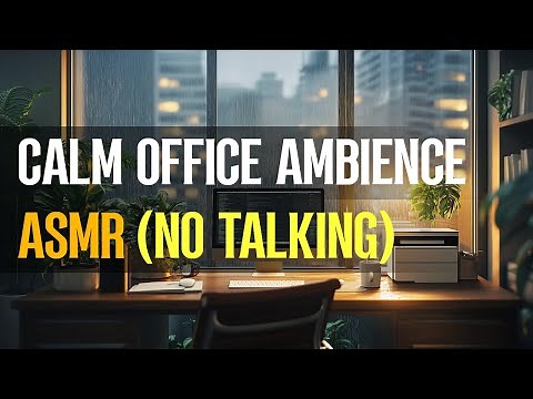 🖨️ Calm Hyper Focus Office Work and Study Ambience ASMR: Keyboard, Clicking, Printer Sounds (1 HOUR)