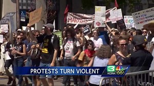 Berkeley protests turn violent as political groups clash