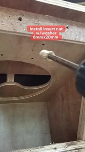 Insert nut installation #fbreels23 #viralpost2024 #reelschallenge #viralshorts #reel #speaker #entertainment #diy @topfans | Gg Soundwork's 2.0