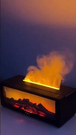 Add warmth to the room Fireplace Flame Mist Humidifier ( # 2881 ) ▶️