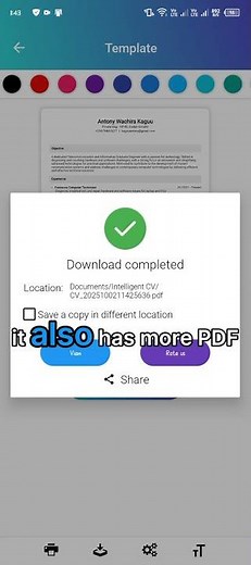 Resume Builder App, CV Maker: Intelligent CV