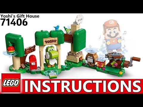 How to Build LEGO 71406 | Yoshi’s Gift House | Super Mario | LEGO Instructions