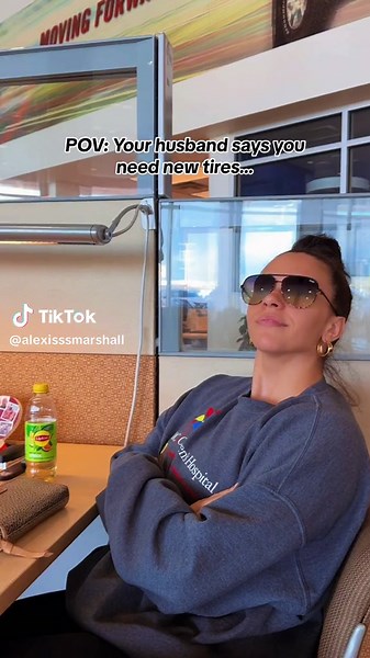 New car instead of new tires = Wife Math 🤷🏽‍♀️💖 #newcar #cartok #carthings #husbandwife #husbandsoftiktok #wifey #wifelife #couplehumor #suv #carupgrades #carsoftiktok #momcar #wifemath #girlmath @B_Marshall