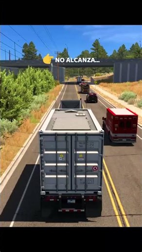 👉esto duró segundos…pero se sintió eterno 😳🚛 #trailero #ats #curva #rebasando #parati