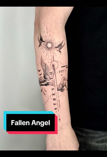Fallen Angel Tattoo Ideas and Concepts