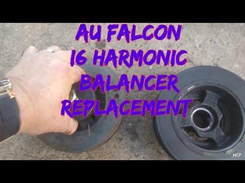 AU Falcon Harmonic balancer replacement using EF balancer