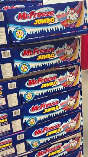 Mr Freeze Jumbo Freezies at Costco Canada