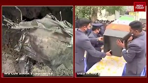 Watch: Wing Commander CDR Harshit Sinha's last rites