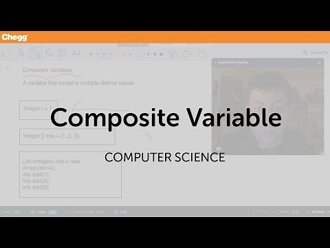 Composite Variable | Computer Science | Chegg Tutors