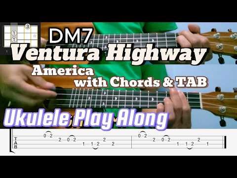 Ventura Highway / America / Ukulele Play Along ‪@UCanLele2023‬