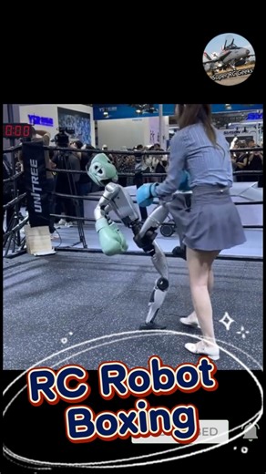 Do you like this kind of rc robot boxing? #rc #rcrobot #boxing #robot #beautifullady