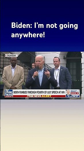 Biden stumbles through July 4 speech