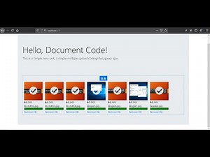 Multiple Upload Codeigniter and Dropzone js
