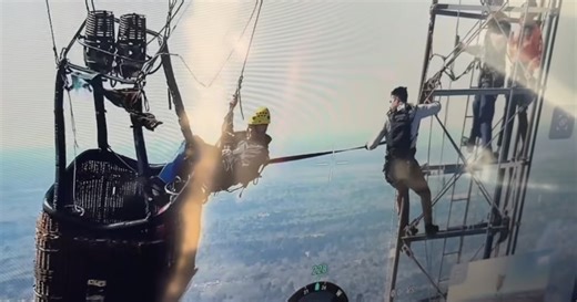 2 Hot Air Balloon Passengers Saved in Dramatic Mid-Air Rescue