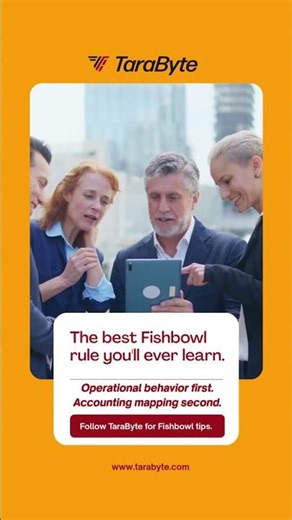 Fishbowl Setup Rule: Operations First, Accounting Second
