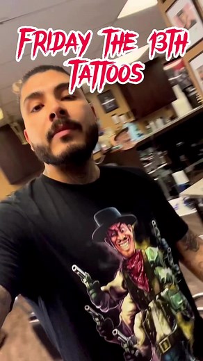 Some Friday the 13th Tattoos 🎃 Which one would you get tattooed? #PachucoTattoo #Tattoo #Reels #Fridaythe13th #Fridaythe13thtattoo #ViralReels #TattooReels #TattooVideos #FlashTattoos #Trending | Herchell L Carrasco