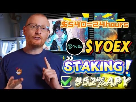 Earn Big with $YOEX Staking – Up to 972% APY from a Top Farming Protocol