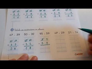 CE1 La soustraction à retenues (méthode par cassage) (3)