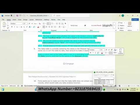 Sam Capstone Project a Excel Modules 5-8 VacuPRO