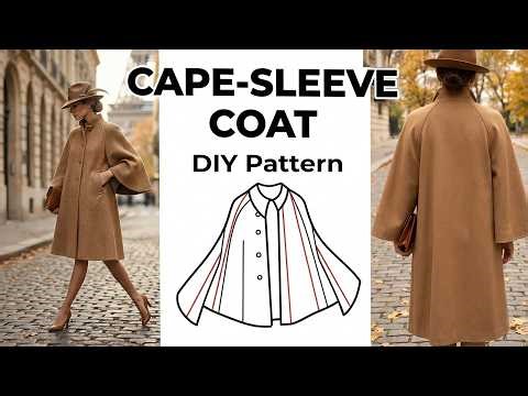 The Most Elegant Coat Pattern You Must Sew This Winter
