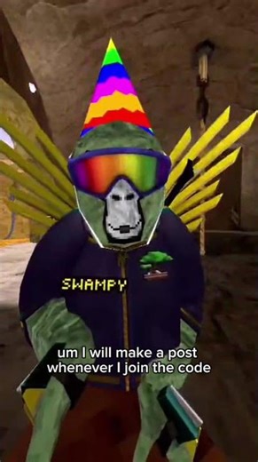 join code swampy #gorillatag #gorillatagquest #vr # #gtag #