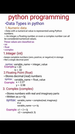 ###pythonprogramming ### Data types part-2###