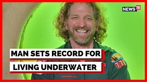 1K views | In a daring feat that has captured the imagination of adventure enthusiasts around the world, a researcher in the US, has shattered the record for living #underwater for 100 days #trending #Florida #viralvideo | News18 | Facebook