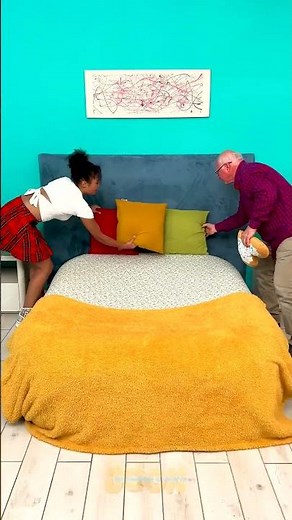 Sleeping or Splashing? Mini Pool Bed Adventure! 😄 🛏️ 🌊