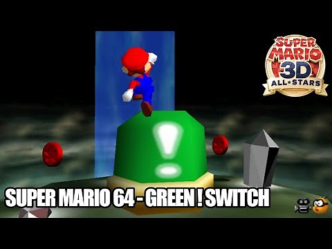 Super Mario 3D All-Stars - Super Mario 64 | Green ! Switch for the Metal Cap [Nintendo Switch]