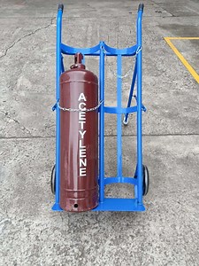 [Hot Item] High Quality Oxygen Nitrogen Argon Acetylene Gas Cylinder Trolley Cylinder Cart