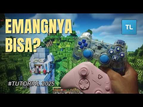 Cara Main Minecraft Pake Stik PS/Controller/Gamepad di Tlauncher!