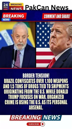 Brazil Seizes Large Weapons & Drug Cache in Major Operation | PakCan News