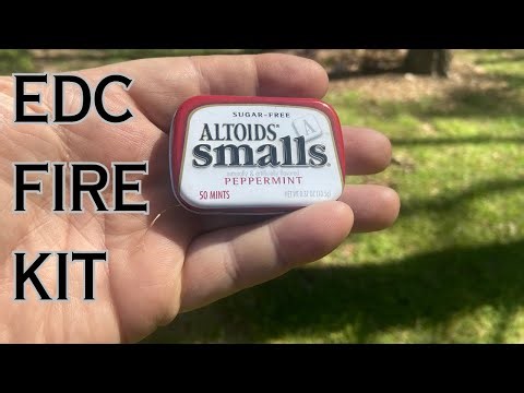 EDC Fire Making Kit. Don;t Leave Home Without One!