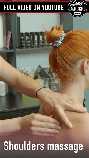 Luxury ASMR Shoulder & Neck Therapy | Hands of an Angel – Barber Lady Adel Shorts