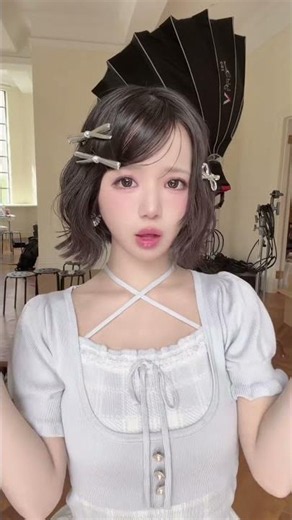 GRLさんとの新しいビジュアルが公開されました💖 外ハネもすき〜？
