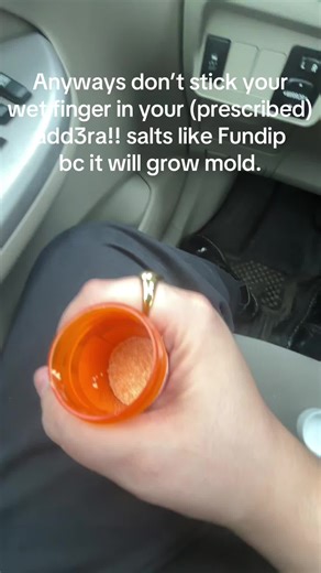 FYI i am perscibed a higher dose than I need, so I pour a little out of each capsule and use this in case fo emergencies when they can’t fill my Rx bc of the shortage. #add#medicated#wtf#mold#fda