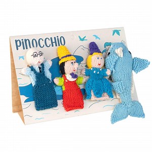 Pinocchio Gift Set of 4 - Organic Cotton Finger Puppets - Etsy