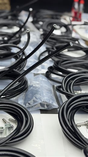 Built to outlast the engine. Our braided stainless steel Td5 fuel line kits replace weak factory lines with serious reliability. No leaks. No swelling. No excuses. #Td5 #LandRover #Defender #Discovery2 | Pioneer 4x4